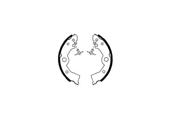 Jeu de mâchoires de frein E.T.F. 09-0449