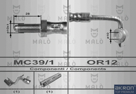Flexible de frein AKRON-MALÒ 8557