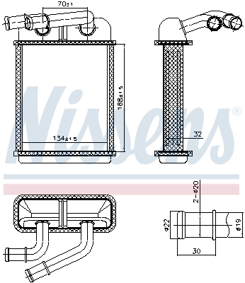 Système de chauffage NISSENS 707313