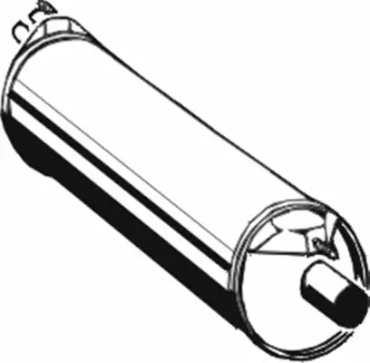 Silencieux arrière ASMET 18.001