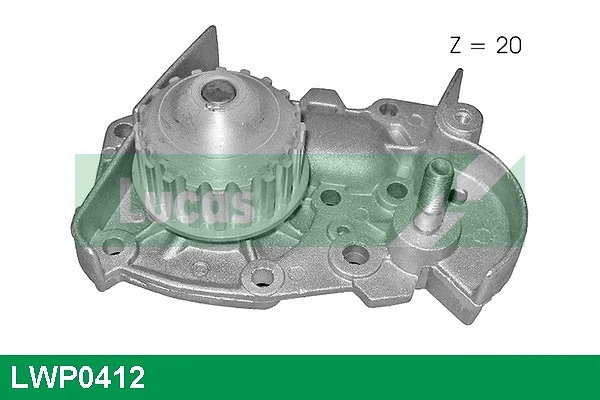 Pompe à eau, refroidissement du moteur LUCAS LWP0412