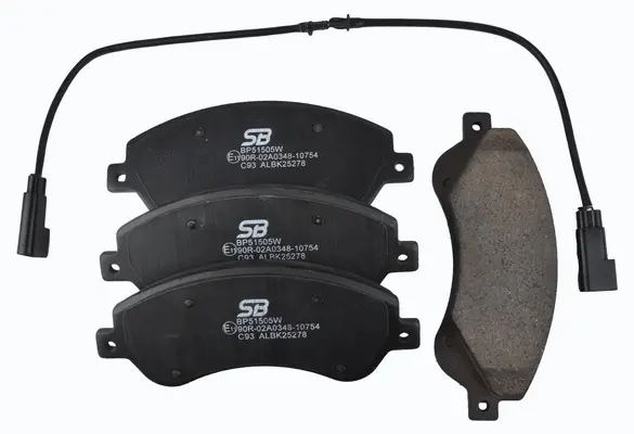 Kit de plaquettes de frein, frein à disque SB BP51505W
