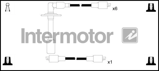 Kit de câbles d'allumage INTERMOTOR 76322