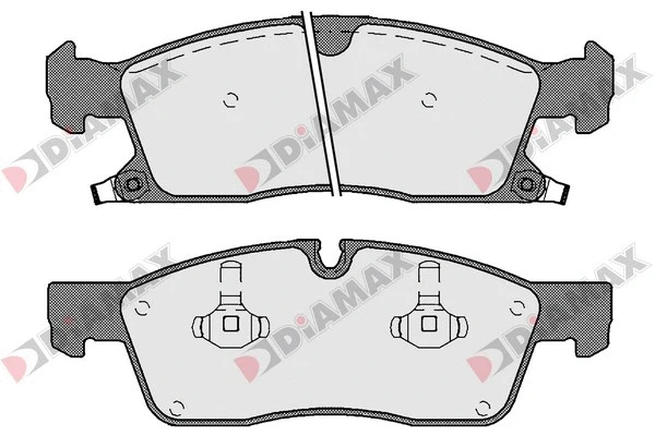 Kit de plaquettes de frein, frein à disque DIAMAX N09606