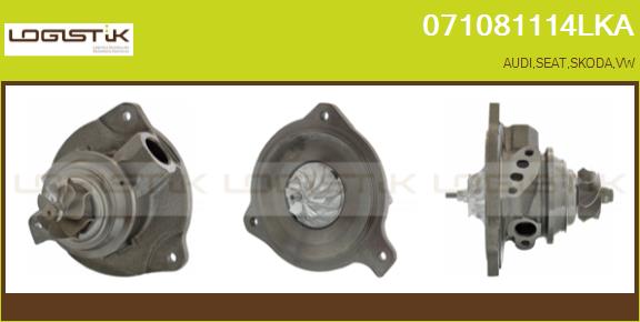 Groupe carter, turbocompresseur LGK 071081114LKA