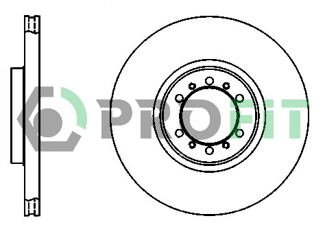 Disque de frein PROFIT 5010-1212