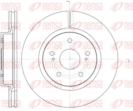 Disque de frein REMSA 61212.10