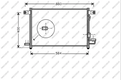 Condenseur, climatisation PRASCO DW326C002