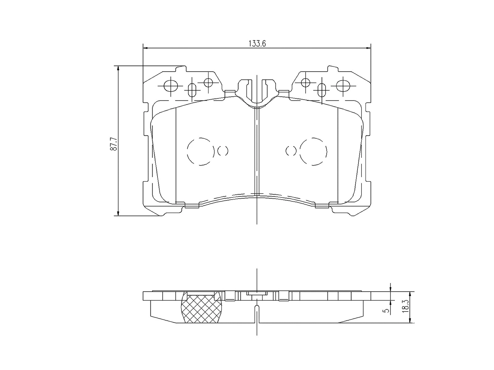 Kit de plaquettes de frein, frein à disque A.Z. Meisterteile AZMT-44-022-1344