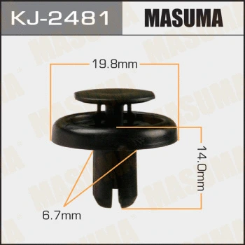 Clip, enjoliveur MASUMA KJ-2481
