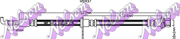 Flexible de frein KAWE H5937