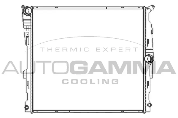 Radiateur, refroidissement du moteur AUTOGAMMA 107414