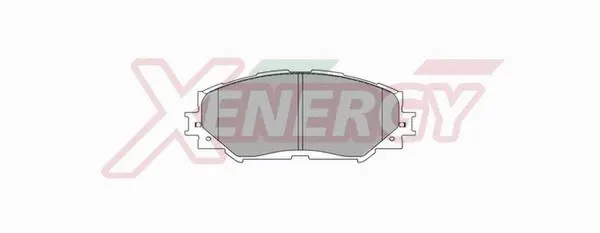 Kit de plaquettes de frein, frein à disque AP XENERGY X40972