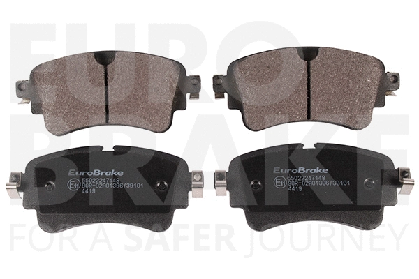 Kit de plaquettes de frein, frein à disque EUROBRAKE 55022247148