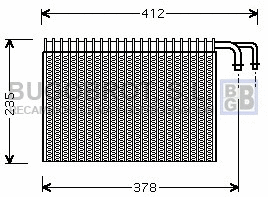Évaporateur climatisation BUGOBROT 70-BWV268