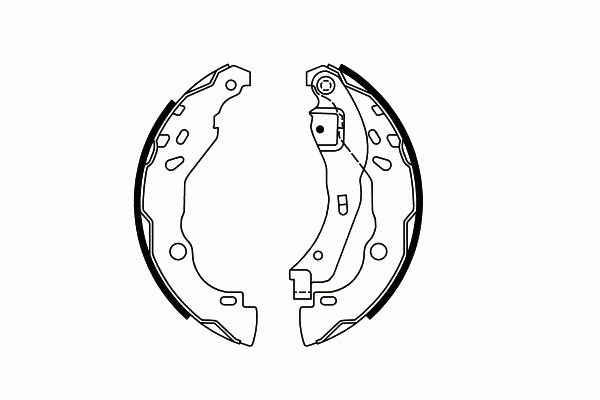 Jeu de mâchoires de frein SCT - MANNOL SS 549