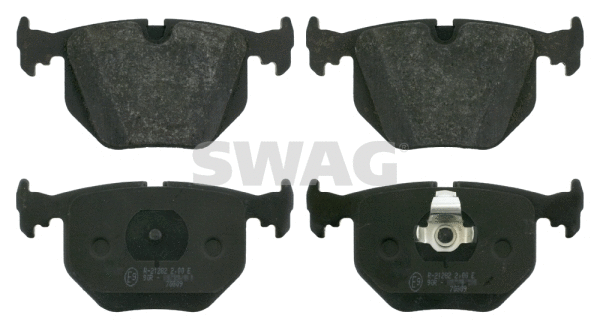 Kit de plaquettes de frein, frein à disque SWAG 20 91 6175