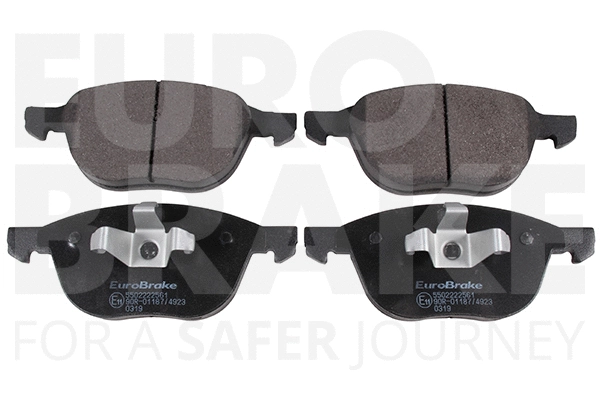 Kit de plaquettes de frein, frein à disque EUROBRAKE 5502222561