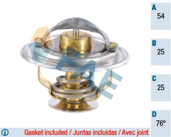 Thermostat, liquide de refroidissement FAE 5322376