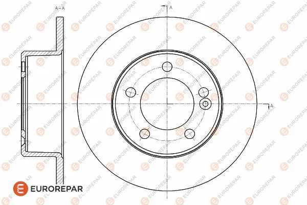 Disque de frein EUROREPAR 1618885980