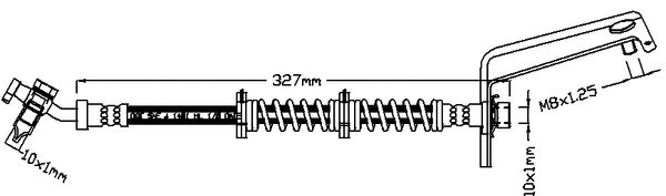Flexible de frein JURATEK JBH1285L