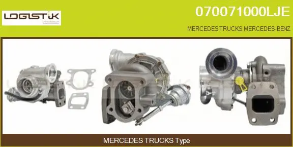 Turbocompresseur, suralimentation LGK 070071000LJE