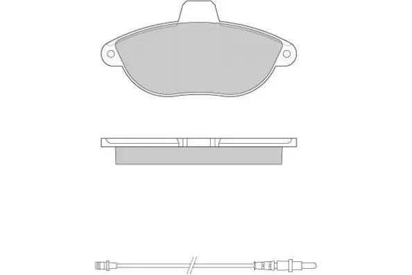 Kit de plaquettes de frein, frein à disque E.T.F. 12-0678