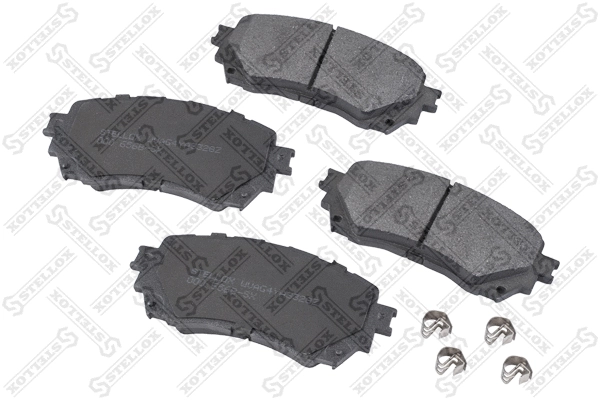 Kit de plaquettes de frein, frein à disque STELLOX 000 656B-SX