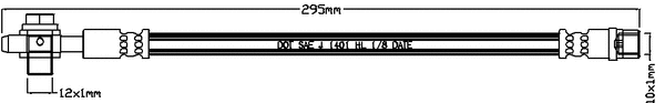 Flexible de frein JURATEK JBH1015