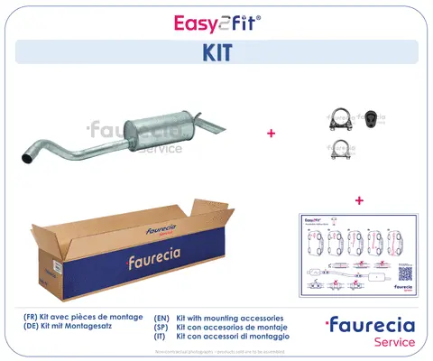 Silencieux central Faurecia FS30020