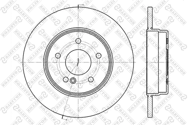 Disque de frein STELLOX 6020-3340-SX