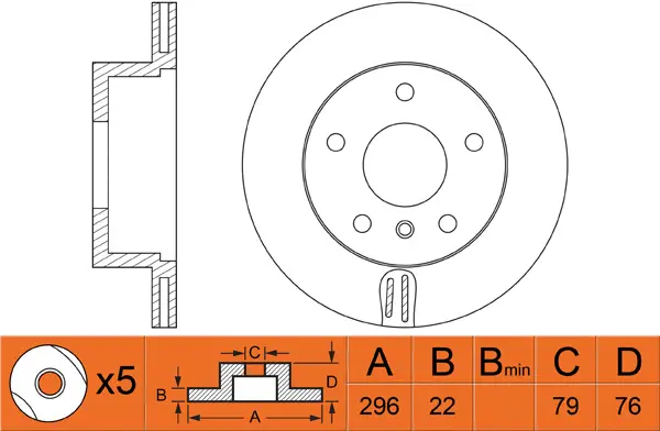 Disque de frein FIT FR0402V