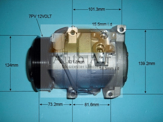 Compresseur, climatisation AUTO AIR GLOUCESTER 14-7306