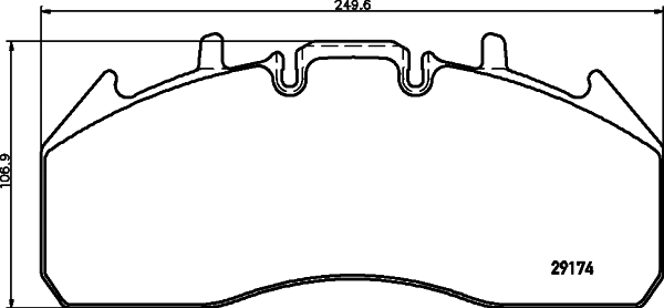 Kit de plaquettes de frein, frein à disque COBREQ N-1502