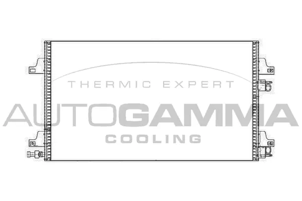 Condenseur, climatisation AUTOGAMMA 104205