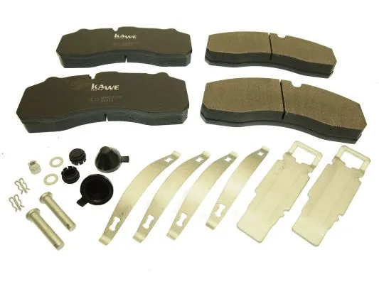 Kit de plaquettes de frein, frein à disque KAWE 88081
