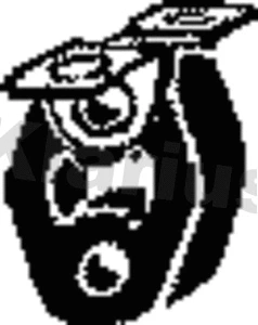 Support, silencieux KLARIUS 420246