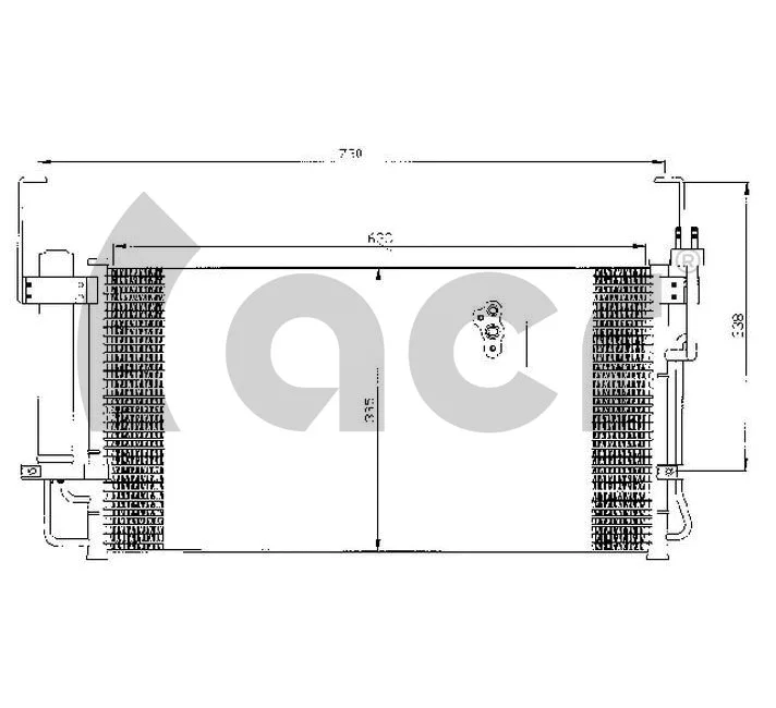 Condenseur, climatisation ACR 300476