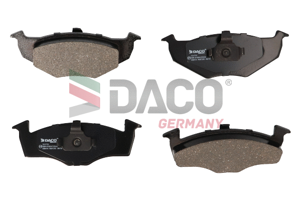 Kit de plaquettes de frein, frein à disque DACO Germany 324733