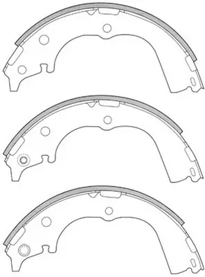 Jeu de mâchoires de frein SB BS21317