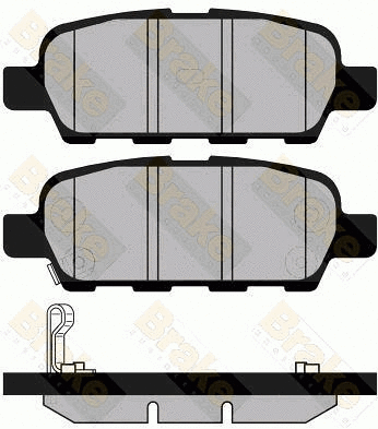 Kit de plaquettes de frein, frein à disque Brake ENGINEERING PA1432