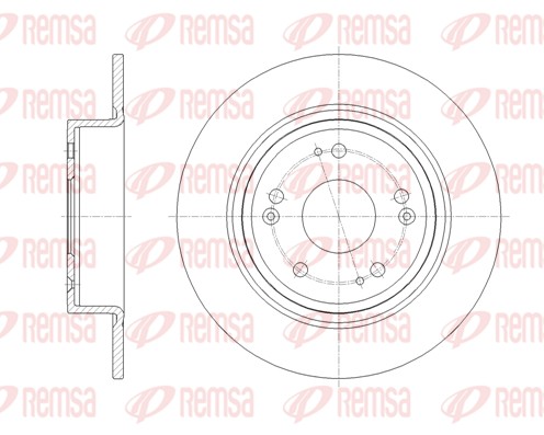 Disque de frein REMSA 61811.00