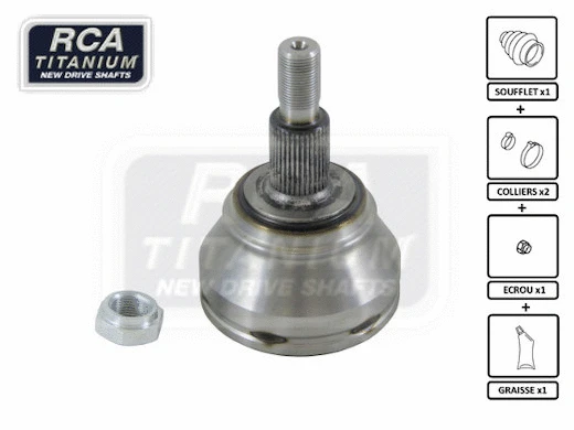 Jeu de joints, arbre de transmission RCA FRANCE AV88