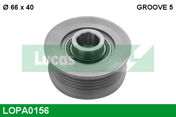 Poulie roue libre, alternateur LUCAS LOPA0156