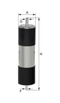 Filtre à carburant UNIFLUX FILTERS XN426