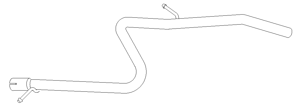Tuyau d'échappement Vellerand 12326