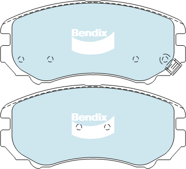 Kit de plaquettes de frein, frein à disque BENDIX-SEA DB1504 GCT