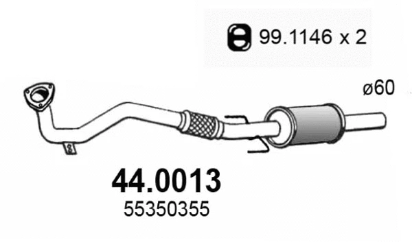 Catalyseur ASSO 44.0013