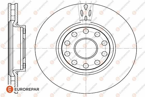 Disque de frein EUROREPAR 1618882580