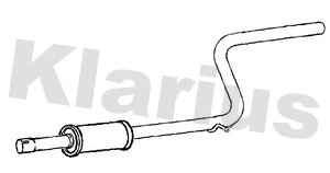 Silencieux central KLARIUS 250888